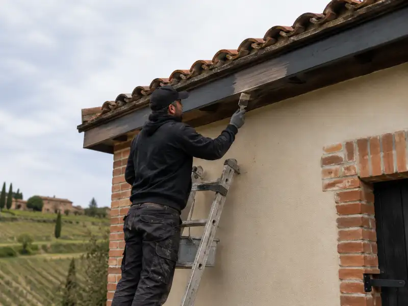 Corps de ferme et dépendances dans les secteurs bas de Couffouleux